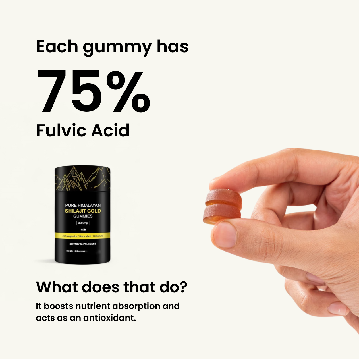 Pure Himalayan Shilajit Gold Gummies